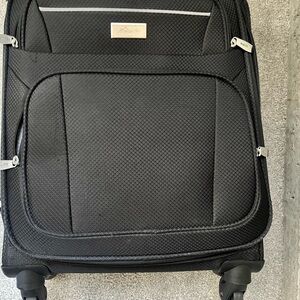 Elegant Black Travel Suitcase by